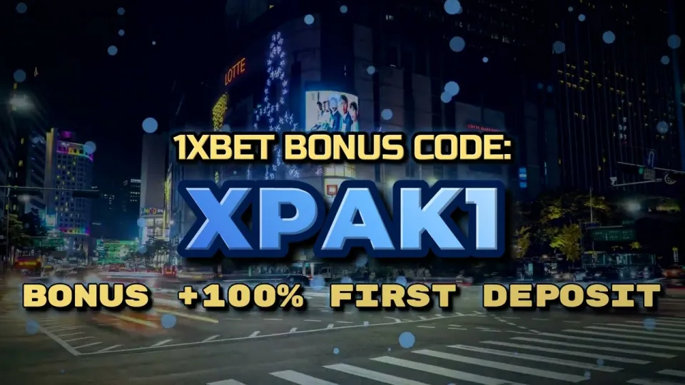 1xBet welcome bonus with promo code XPAK1 gives you a 100% boost on your first deposit when the code is entered before the payment